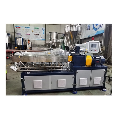 Gebouwbloktype Extrusiemateriaal Kleine plastic extrudermachine 31 mm schroefdiameter